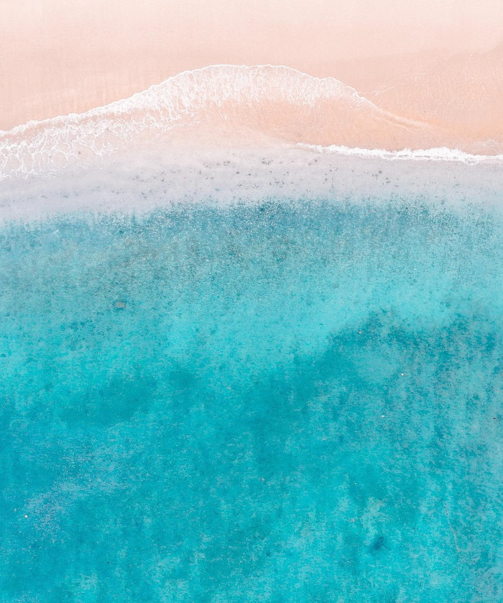 drone beach sunset travel photography